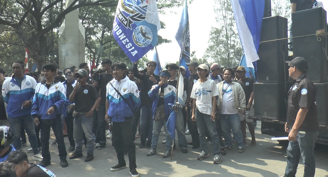 Desak Penegakan Hukum Lingkungan, XTC Sexyroad Indonesia Kabupaten Bekasi Gelar Unjuk Rasa