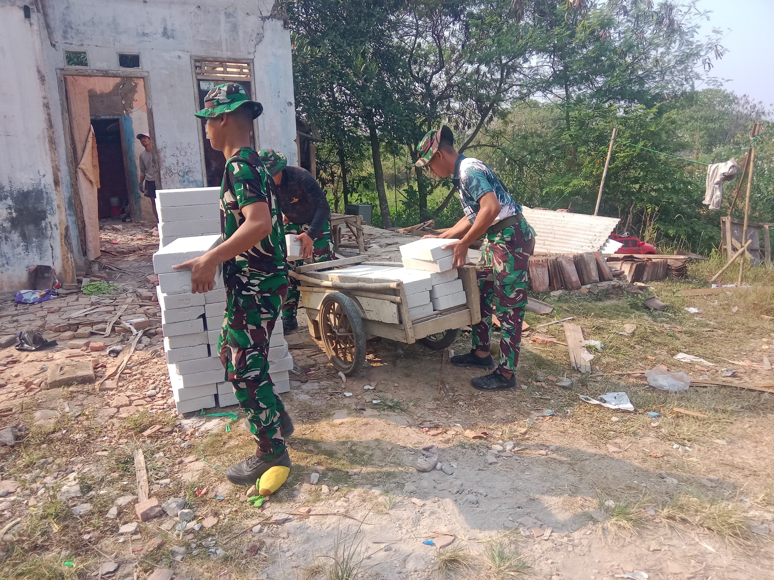Rutilahu Mulai Dibangun, TMMD ke-129 Hadirkan Harapan Baru bagi Warga Wibawamulya
